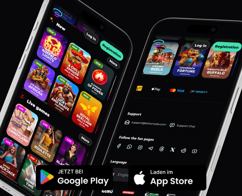 Slotornado Casino Mobil und App